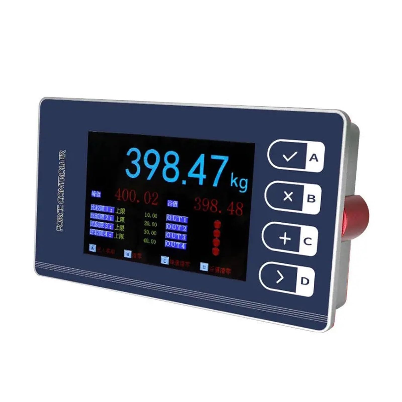 Medidor de fuerza digital Probador de células de carga, medidor de fuerza Digital, dinamómetro de vaivén con pantalla LCD(Ingredients control)
