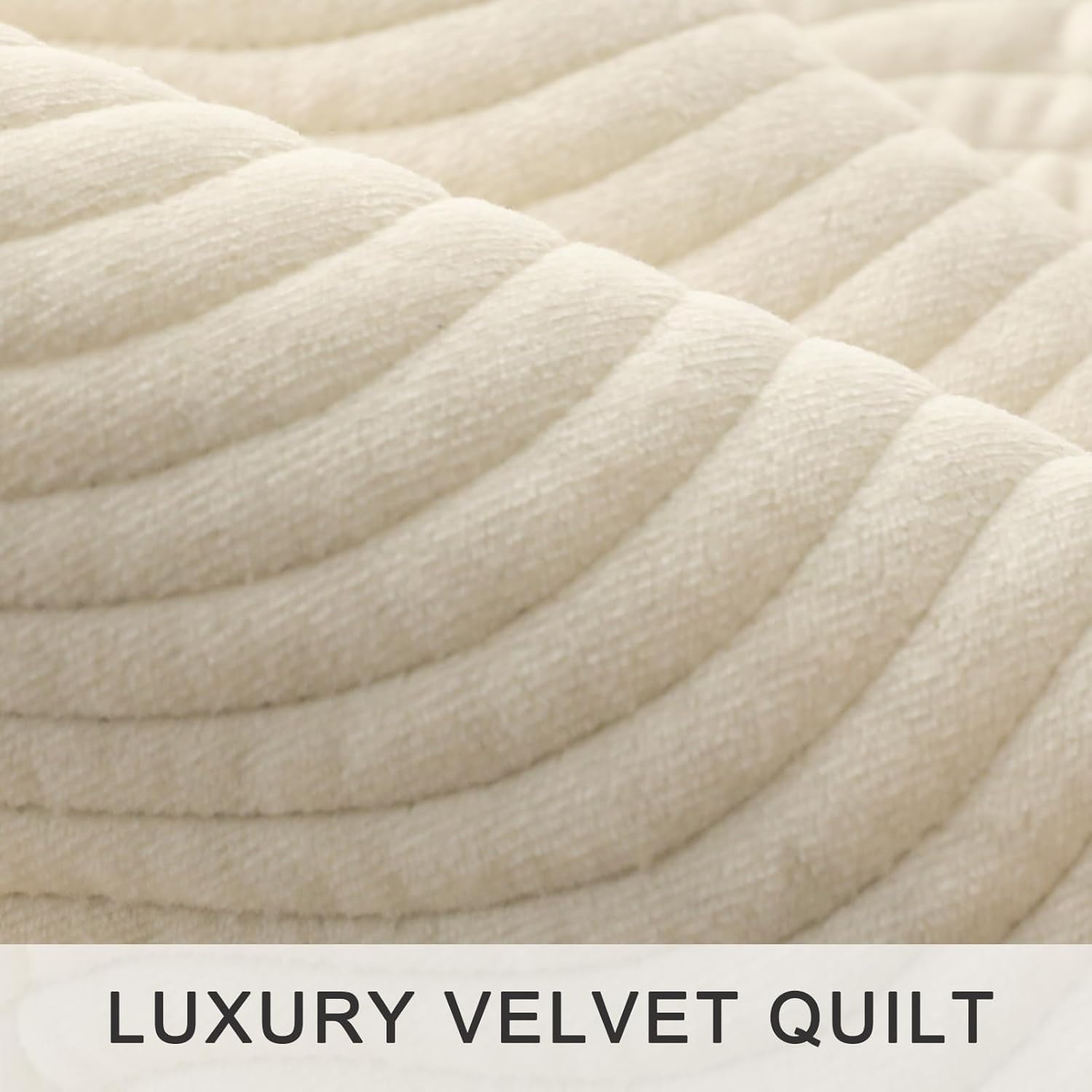 Cotton Plaid Quilt Set, Ultra Soft 3 Pieces King Size Bedding with 2 Pillow Shams, Lightweight Reversible Coverlet Bedspread with Wave Quilting for Summer, 108"x96", Grid-Blue White - Image 4