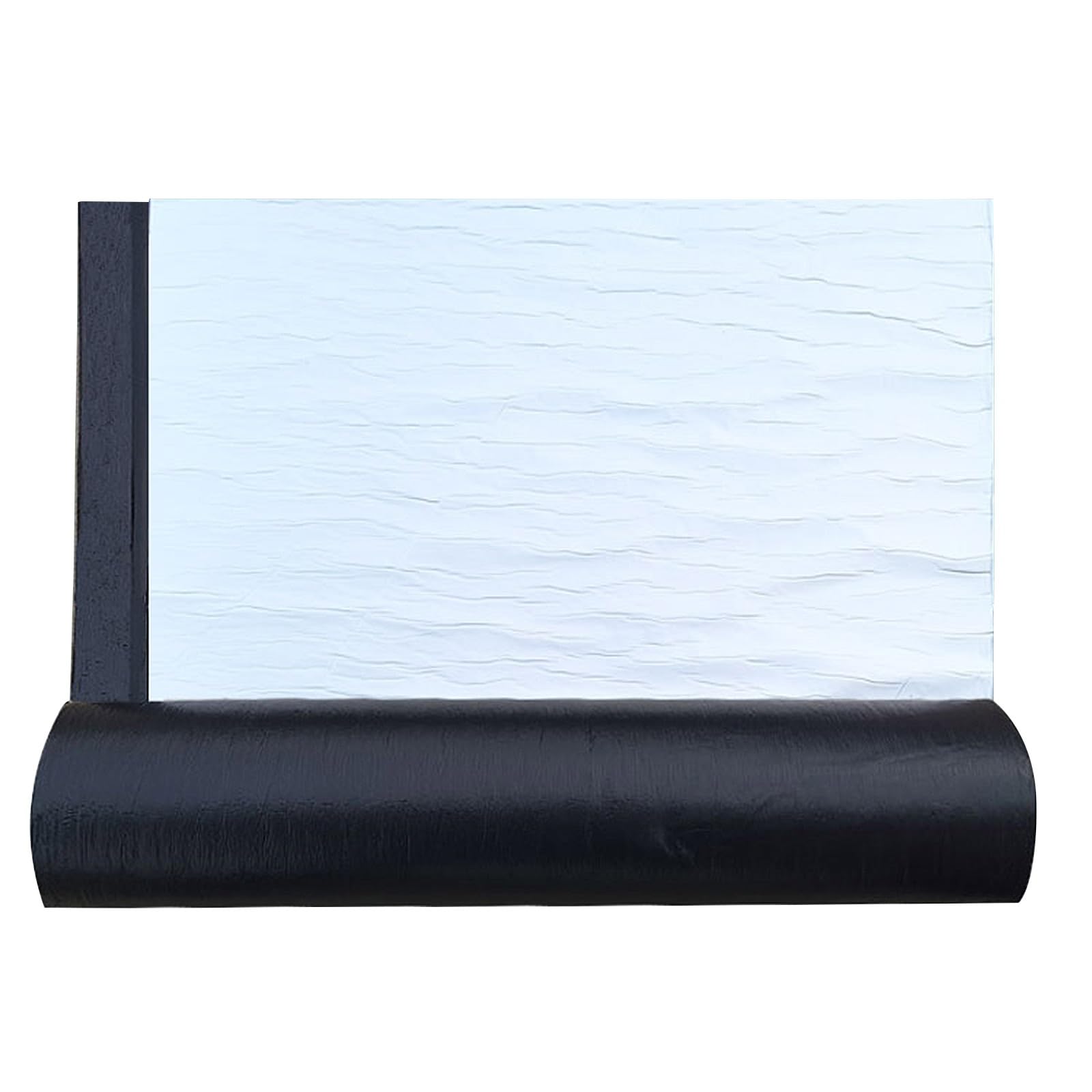 Cinta Reflectante de Asfalto de Papel de Aluminio, Sellador para Tapajuntas, Cinta de Reparación de 1,5/2,0 mm de Espesor, Cinta Bituminosa, Relleno de Grietas para Techos, Parches De Fugas(Silver 1.5