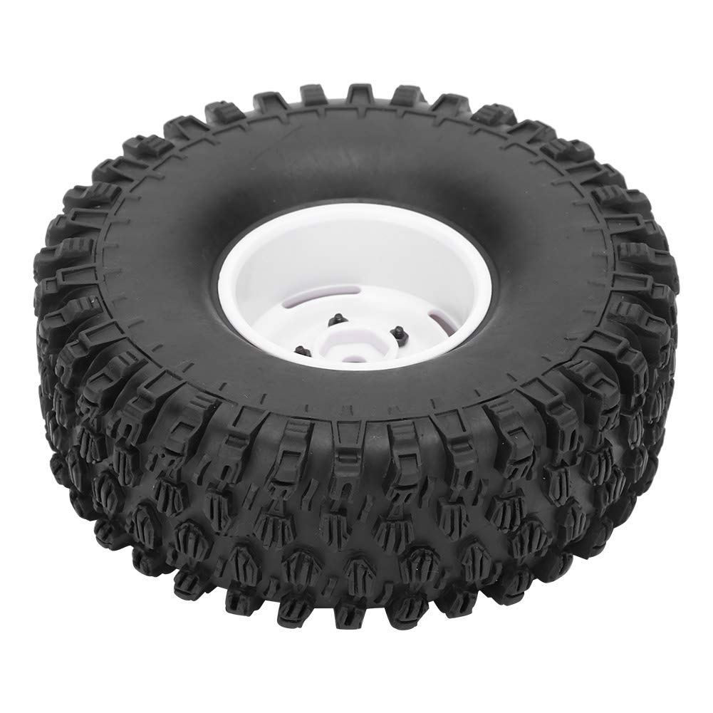 4 szt. 1,9 cala obręcz gumowa skóra, opona 1/10 RC, nadmuchiwana aktualizacja opon części zamienne zdalna opona model samochodu opona do osi do SCX10 90047 do D90 D110 TF2 1/10 RC Crawler 120 mm
