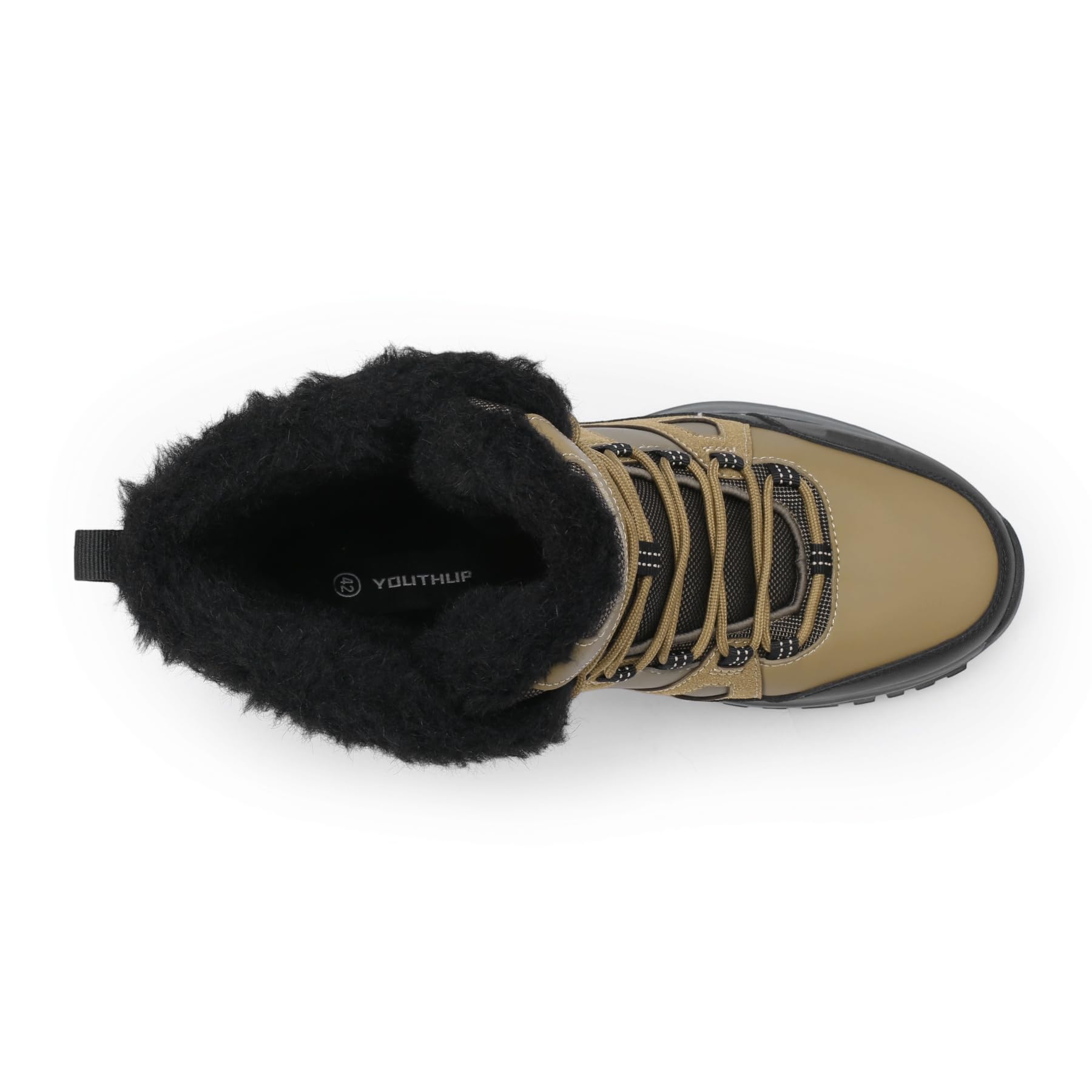 YOUTHUP bottes neige homme Hydrofuges Antidérapantes bottes randonnée hiver