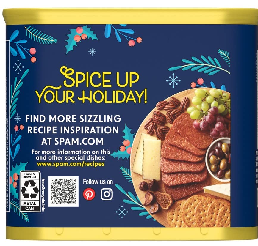 SPAM Limited Edition Figgy Pudding, 12 Oz Can (2-Pack)