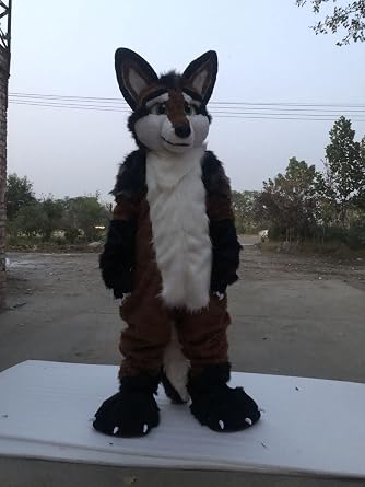TM Brown Furry Fursuit Costumes S M L XL XXL