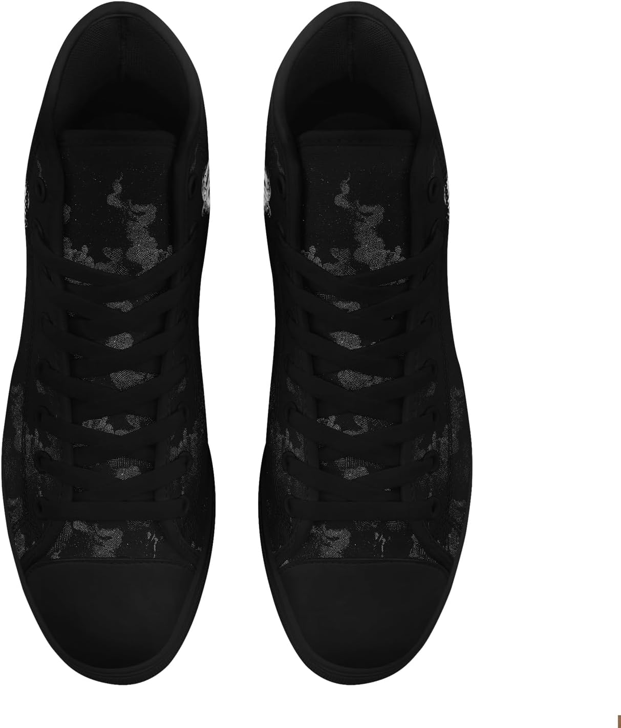Fashion Skull High-Top Canvas Shoes for Men Women -Unique Vibrant High Top Sneakers Comfortable Casual Shoes - Image 4