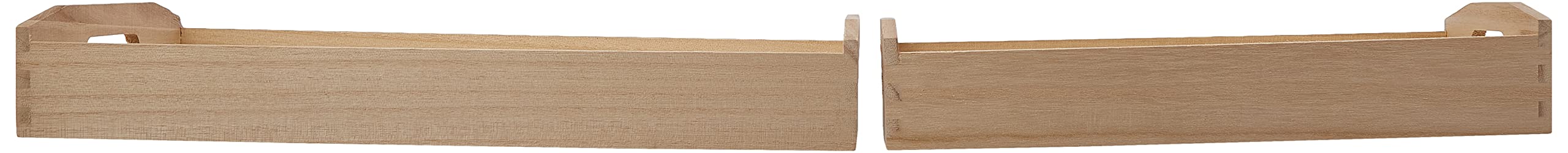 Rayher Set 2 bandejas Decorativas de Madera, pequeña y Grande, Personalizables, 6208400 (Paquete de 4)