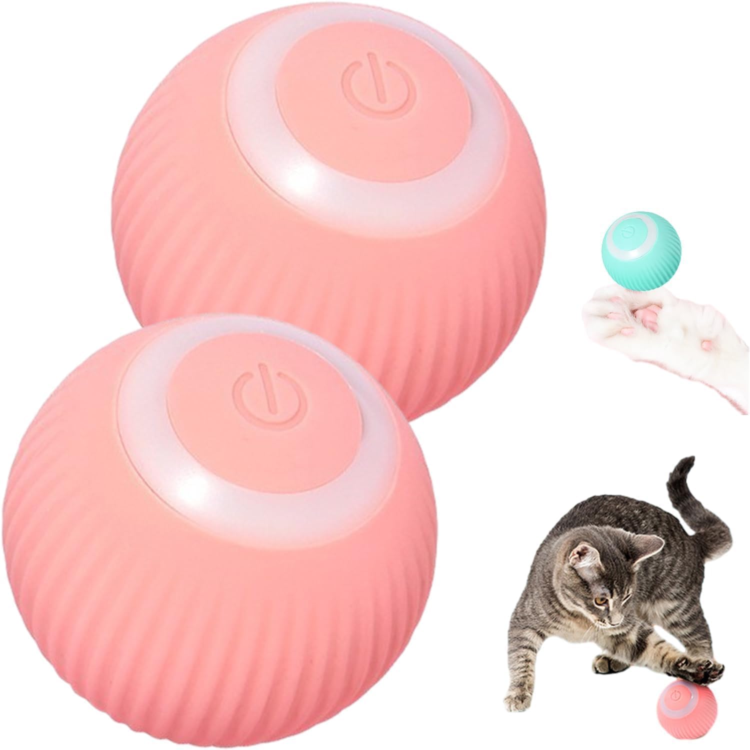 GION Cat Teaser Ball, Moving Rolling Cat Kitten Toy Indoor Interactive Pet Self Rotating Ball, Gifts (1Pcs) (B0CTHM6VVR) Amazon Price History, Amazon Price Tracker