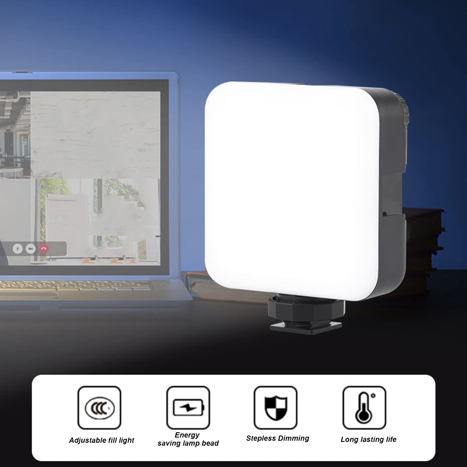 Kit Profesional de Estudio Vlog para Teléfono Inteligente con Micrófono de Luz de Relleno para Trípode para Sesión de Cámara, Equipo de Vlogging Portátil para Creadores de Contenido