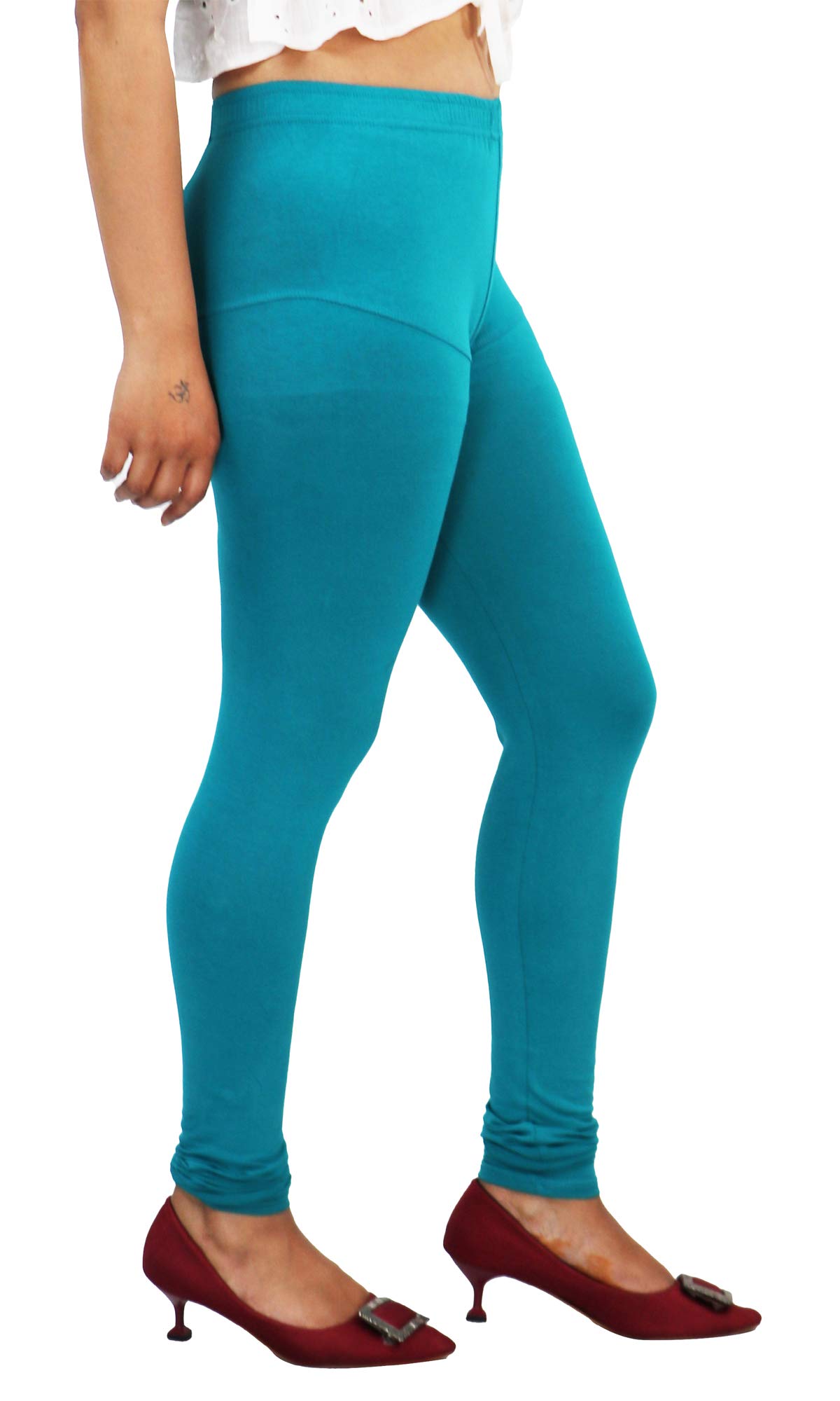 style premium women's churidar cotton lycra leggings-picture-52