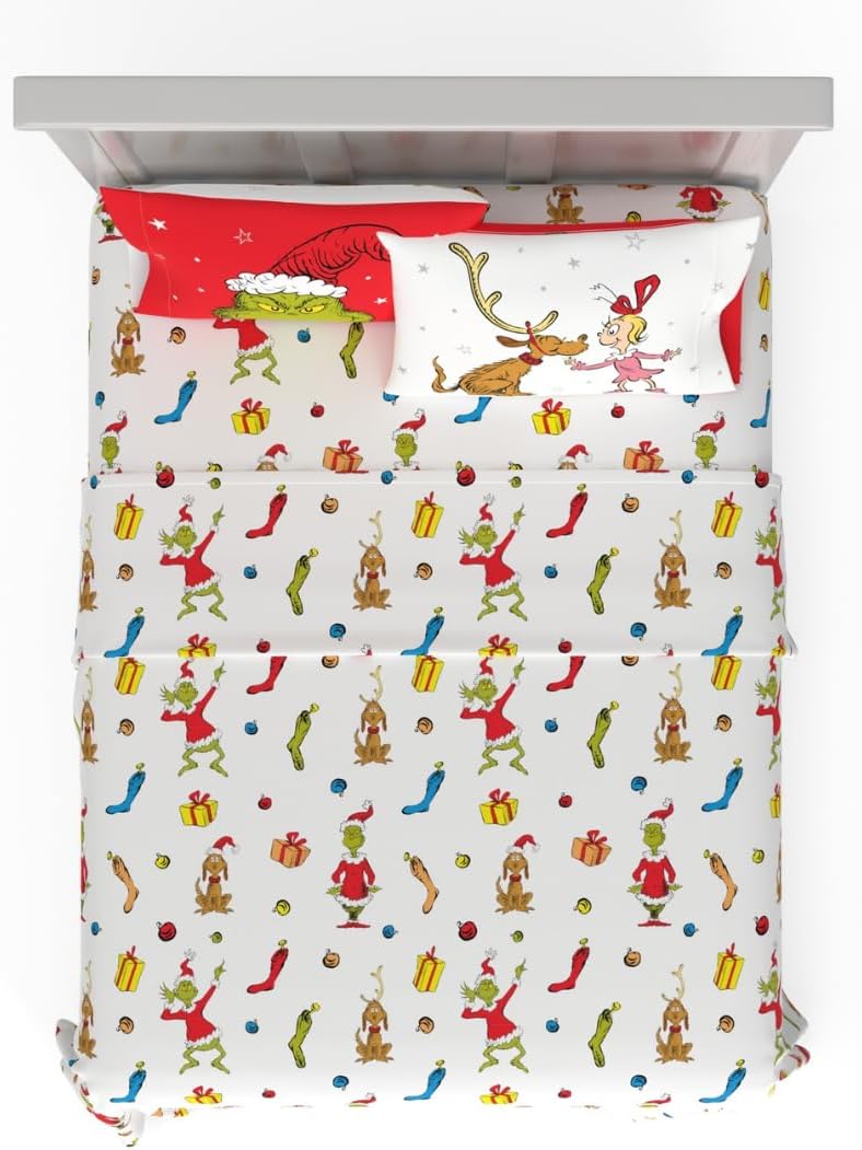 Amazon.com: Franco Peanuts Charlie Brown Holiday & Christmas Bedding ...