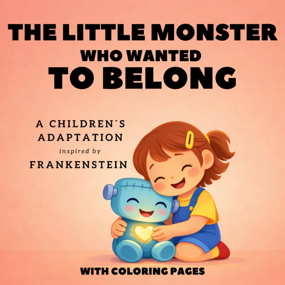 THE LITTLE MONSTER WHO WANTED TO BELONG: a children’s adaptation inspired by Frankenstein: A heartwarming children's story about kindness and accepting differences (LITTLE CLASSIC HEROES)