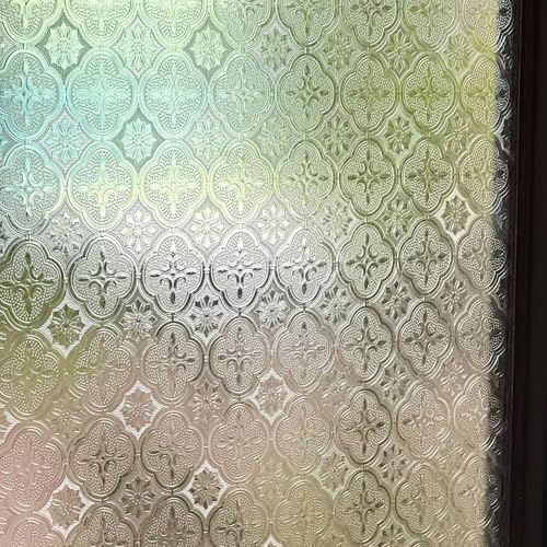 AuMoHall Vintage 3D Pressed Crabapple Pattern Window Film