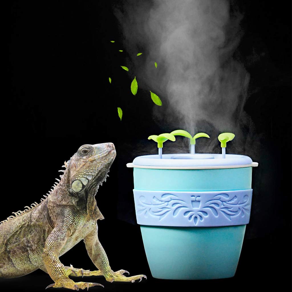 geneic Humidificateur d'air portable pour reptiles - Chargement USB - Pour animaux domestiques - Pour serpents, tortues, barbus, dragons, grenouilles, plantes