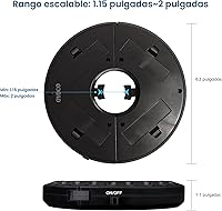 Vista 5 de Parasol de sombrilla para patio, luces 3 en modo brillo e inalámbrico, 28 luces LED en 220 Lux. 4 x AA baterías de función, sombrilla con pértiga