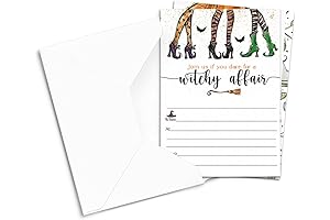 Personalized Witchy Party Invitations