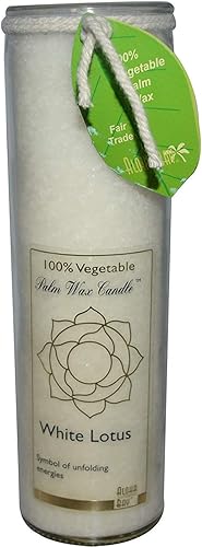 Aloha Bay Vela de cera de palma White Lotus - 11 oz
