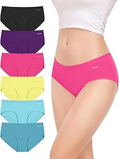 Sponsored You’re seeing this ad based on the product’s relevance to your search query.Learn more about this advertisement TANSTC Women's Cotton Briefs, Pack of 6, Hipster Briefs, Low Waist & Stretch, Breathable