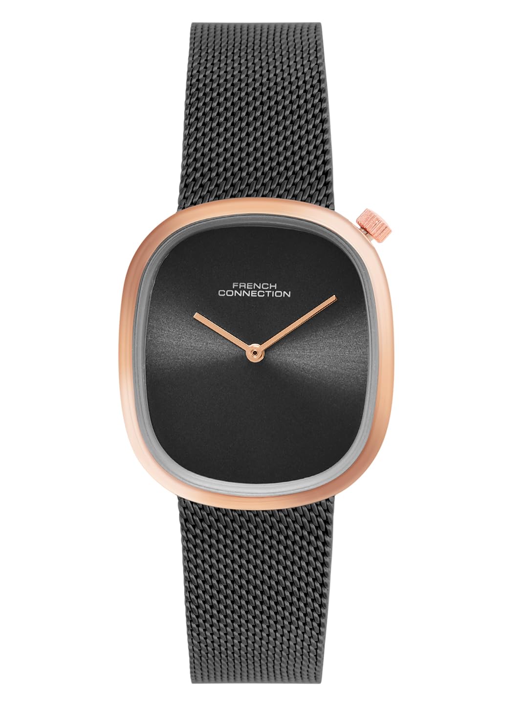 French Connection Women's Black Dial Analog Watch FCN0112BM, front view