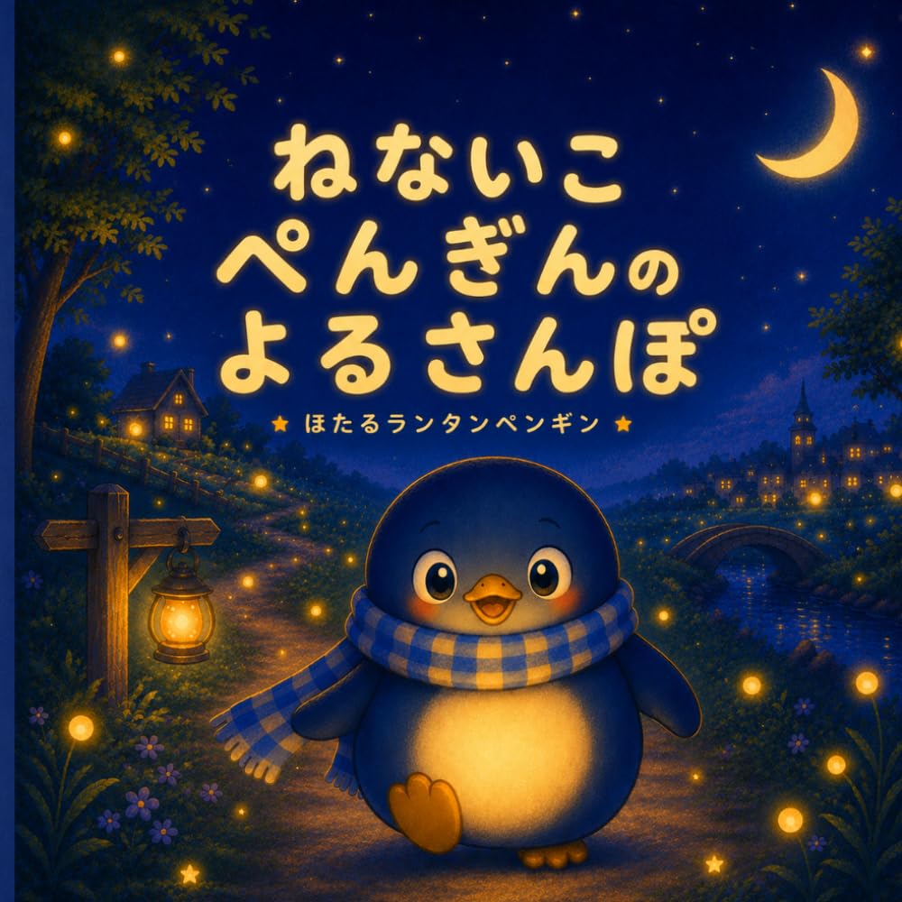 ねないこぺんぎんのよるさんぽ　ほたるランタンペンギン: おやすみまえの よみきかせ えほん