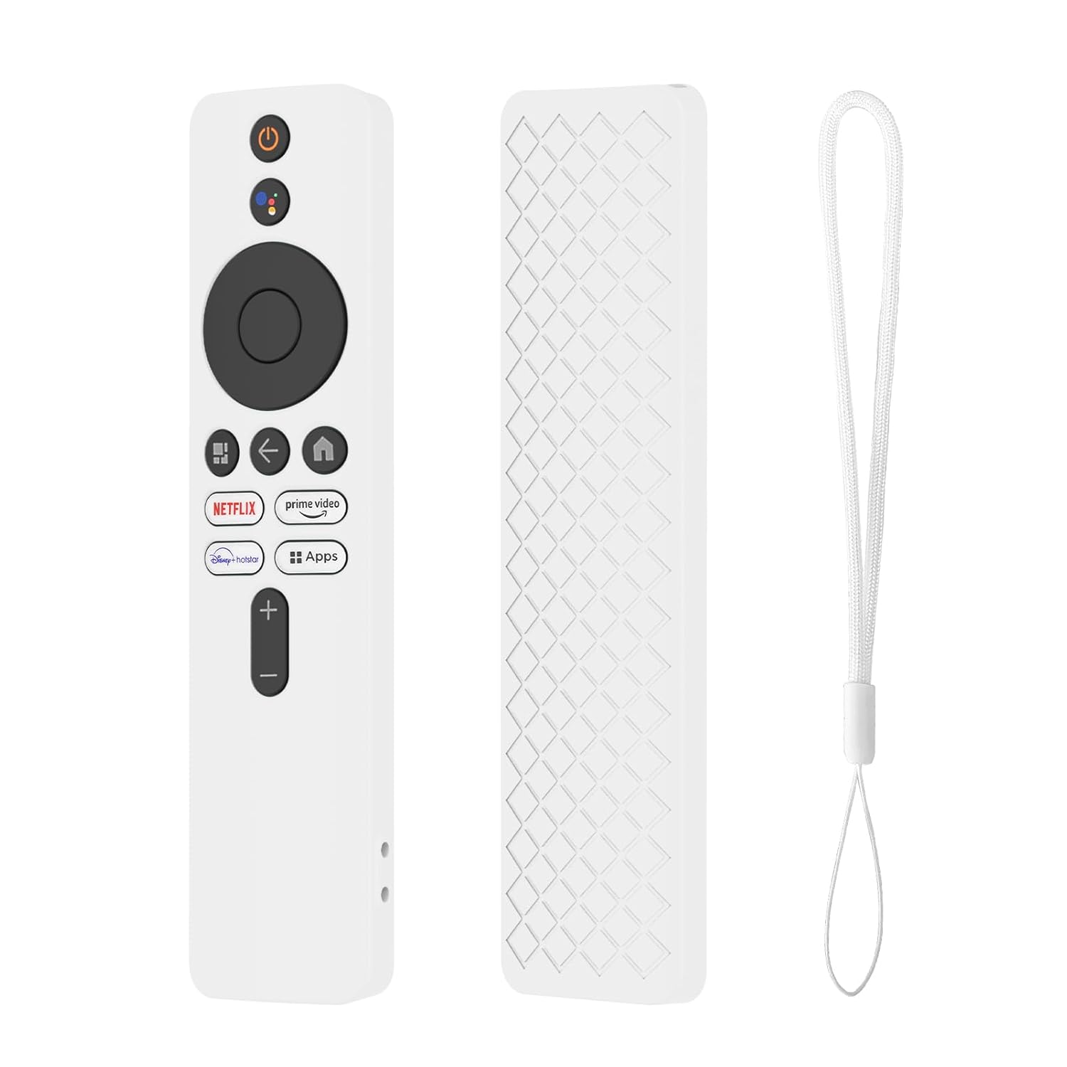 Cotbolt Silicone Remote Cover Case Pouch Sleeve Compatible for MI Xiaomi Redmi Smart tv Remote Case with Loop (White) Cotbolt Silicone Remote Cover Case Pouch Sleeve Compatible for MI Xiaomi Redmi Smart tv Remote Case with Loop (White)