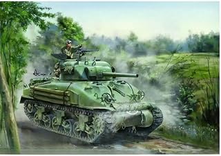 Border Model BT-056 1/35 Sherman M4A1 Late Type Tank Assembly Model Kit