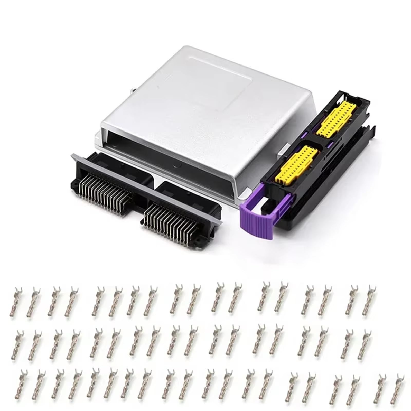 Compatibile con connettore Albero Motore ECU per distributore Auto per Cablaggio Bobina Candela (10 Set/Bianco 56P)