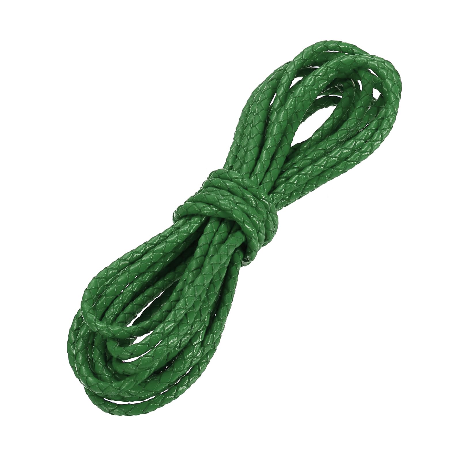 Corde de collier en cuir tressé 3mm, fil rond résistant pour perlage