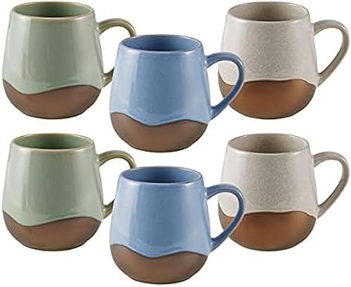 Miniatura 1 de Pfaltzgraff Solid Wave - Tazas (6 unidades, 1.4fl oz), multicolor