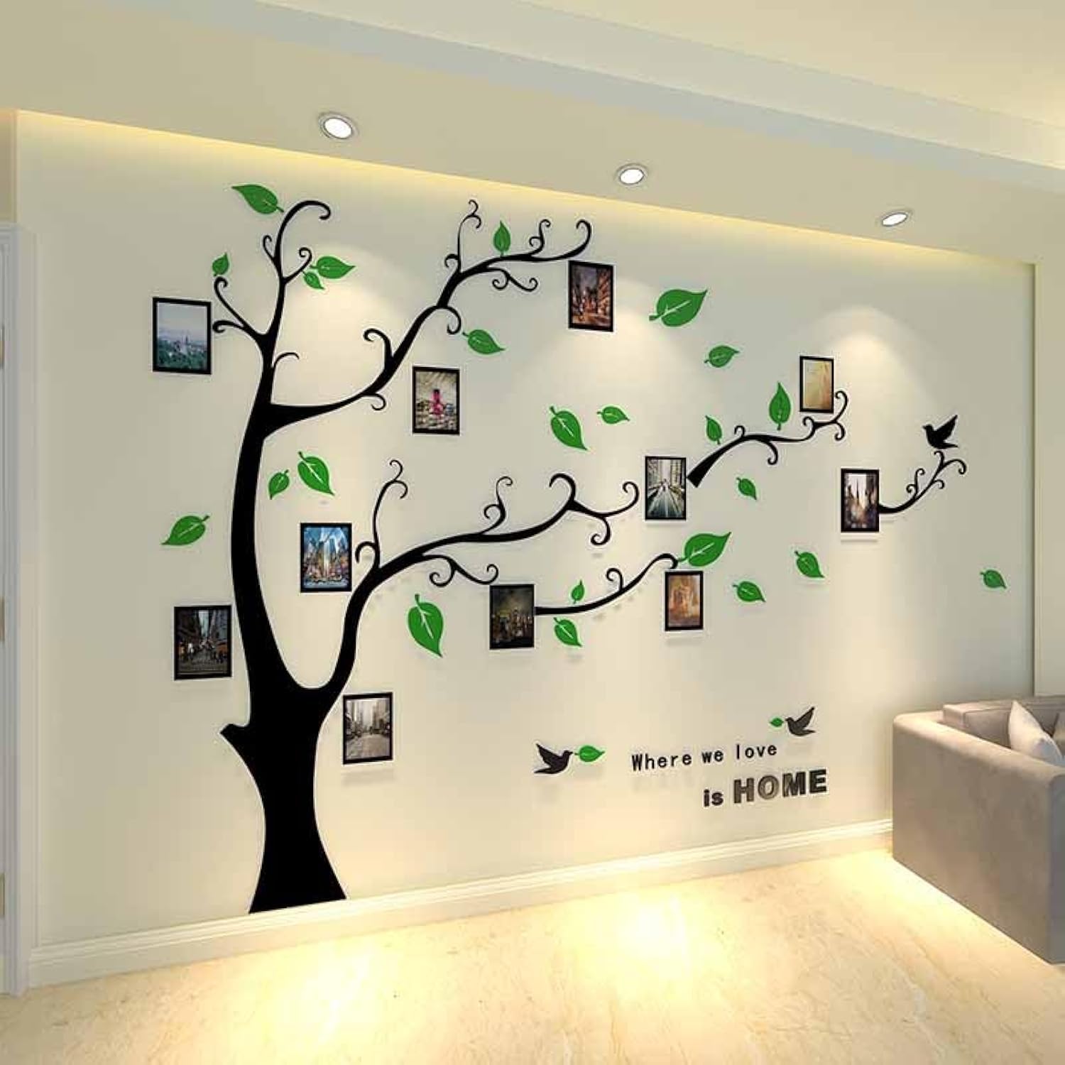 Purekay Large 3D Tree Sticker Wall Stickers