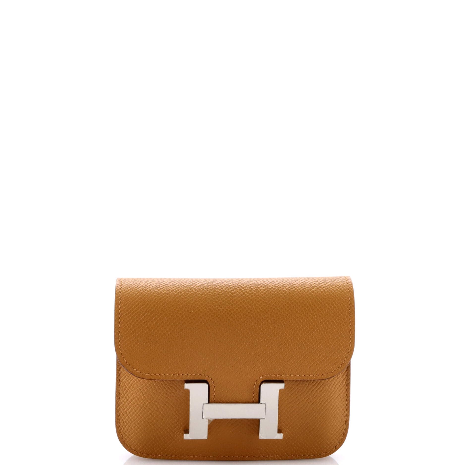 Hermes, Pre-Loved Constance Slim Wallet Epsom, Brown