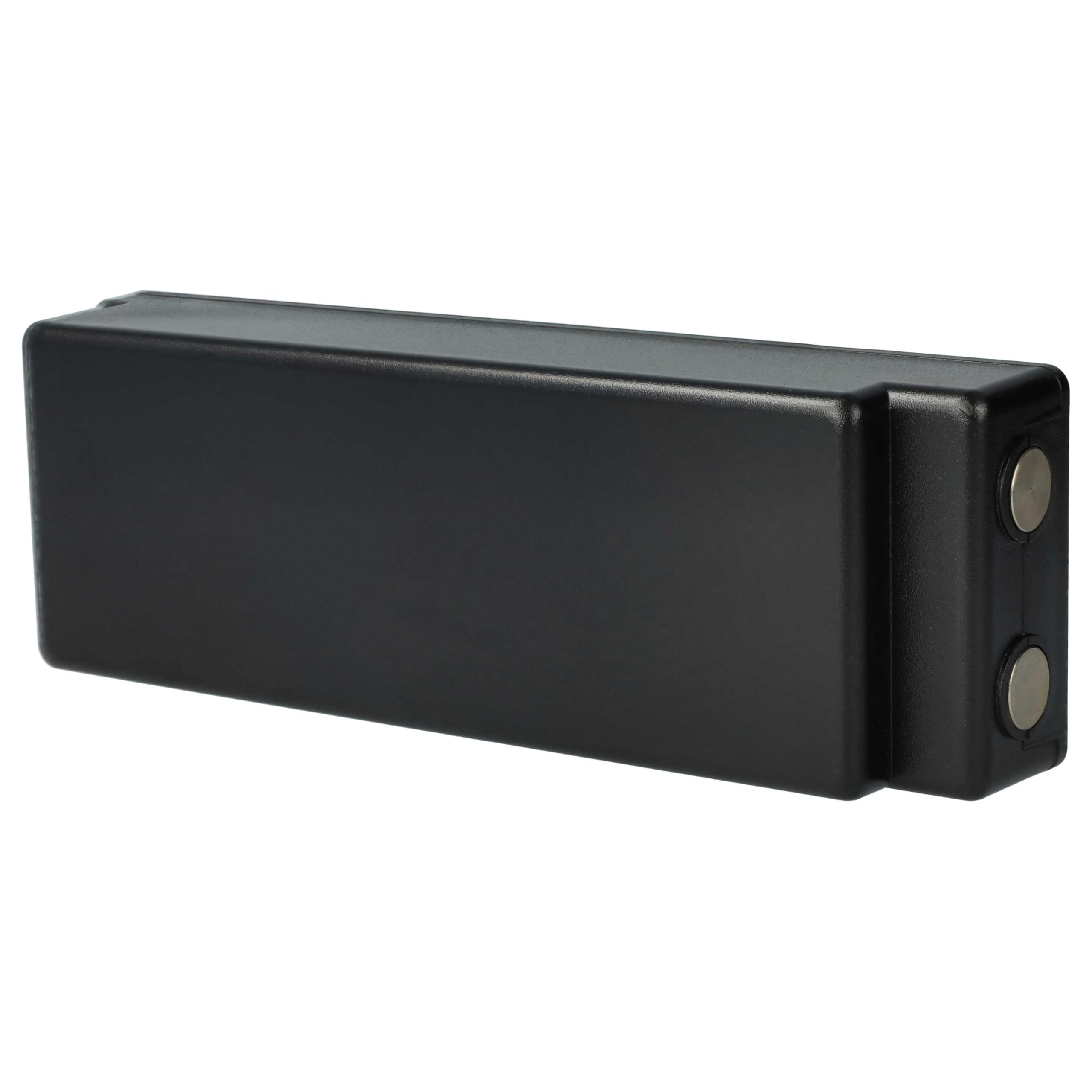 vhbw 5X batería Compatible con Scanreco BS590, 960, 16131, 790, 592, 590 Mando a Distancia Industrial (1500 mAh, 7,2 V, NiMH) - Negro