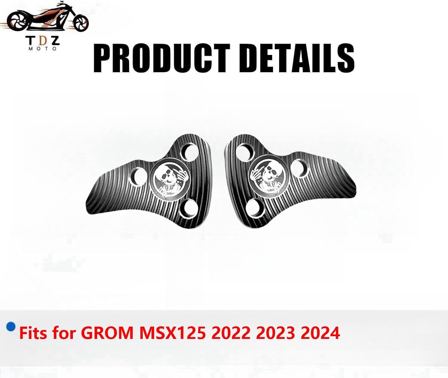 2.5'' Inch Lowering Links Blocks Kit for Honda GROM MSX125 2022 2023 2024-2