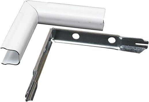 Legrand Wiremold BWH7 Metal Raceway for Extending Power, 700 Series, Inside Elbow, White (1 Pack)