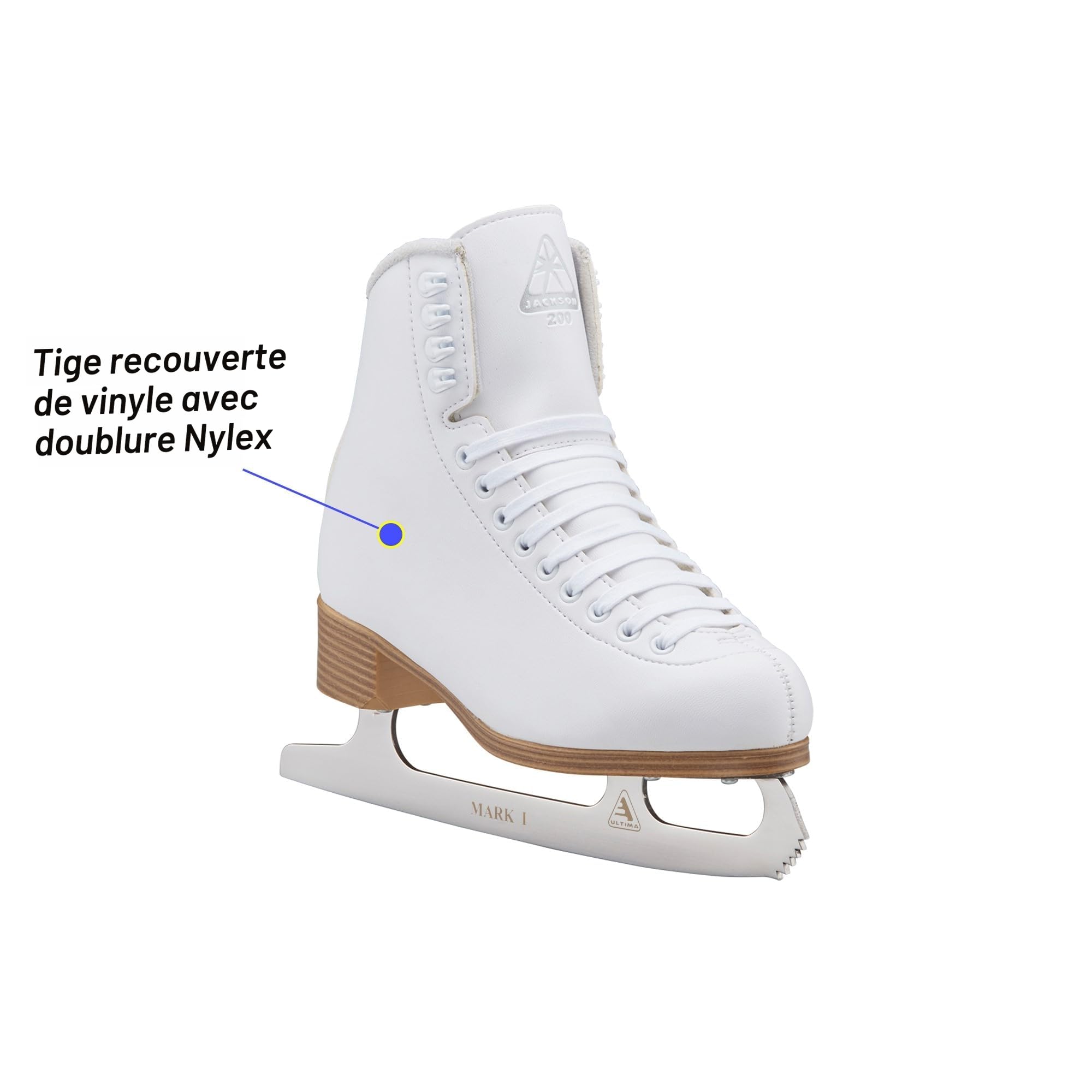 Jackson Ultima Jackson Patins à Glace Classiques pour Femmes et Filles | Patins à Glace de qualité Olympique
