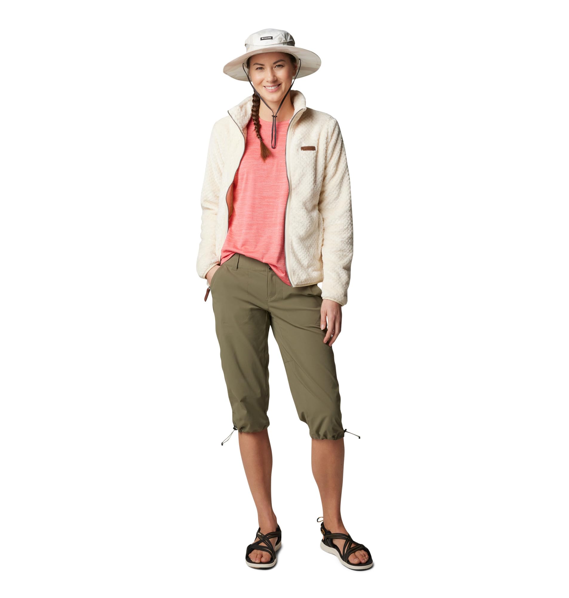 Columbia Fire Side II Sherpa Full Zip, Chaqueta De Forro Polar Con Cremallera para Mujer