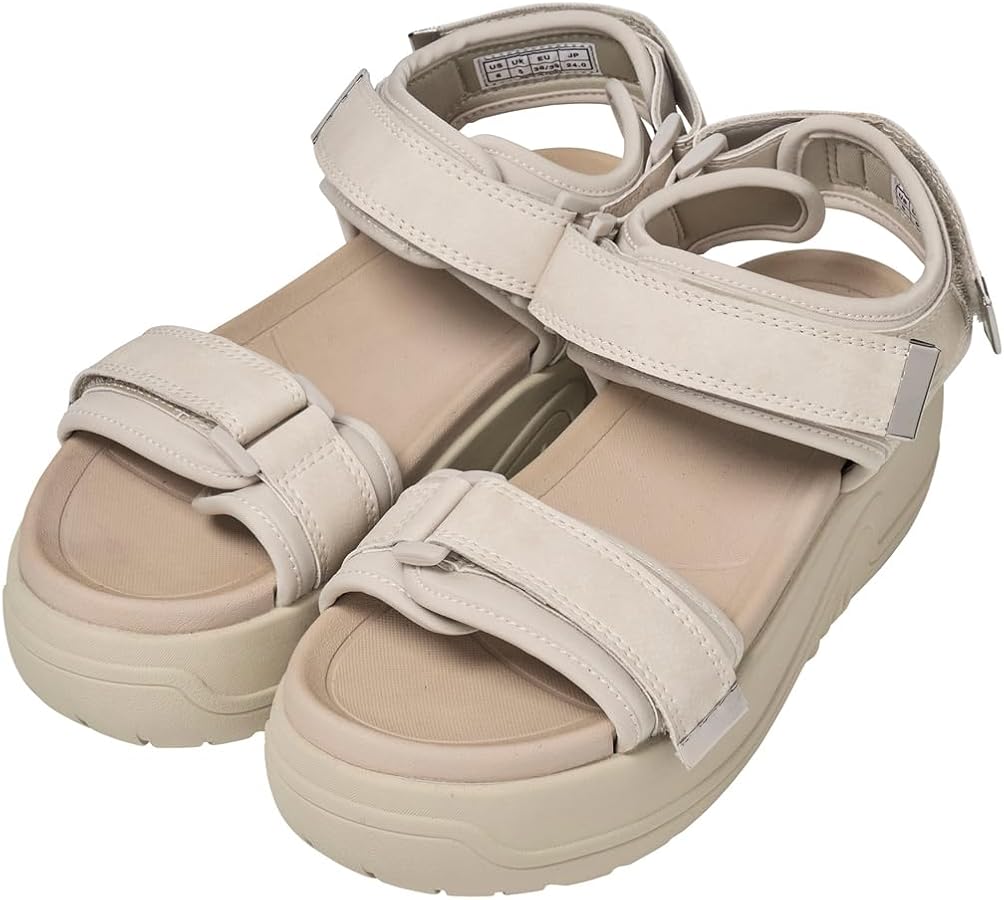 Amazon | [シャカ] 厚底 スポーツ サンダル 歩きやすい 軽量