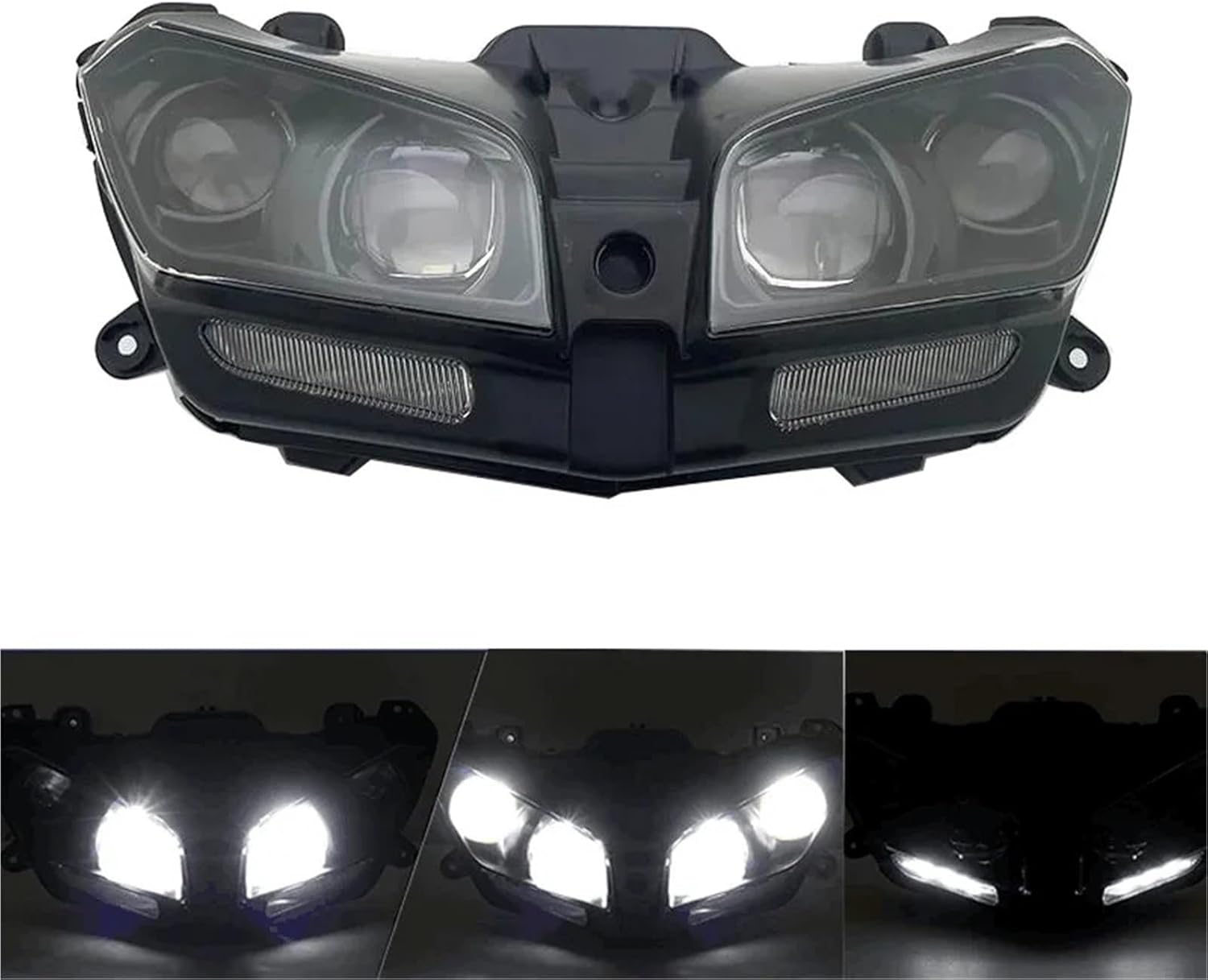 Headlight Motorcycle LED Lamp DRL 110W Bright Lights Bulb Compatible With YAMAHA MT 09 MT-09 FZ09 FZ 2018 2019 Motorcycle Parts