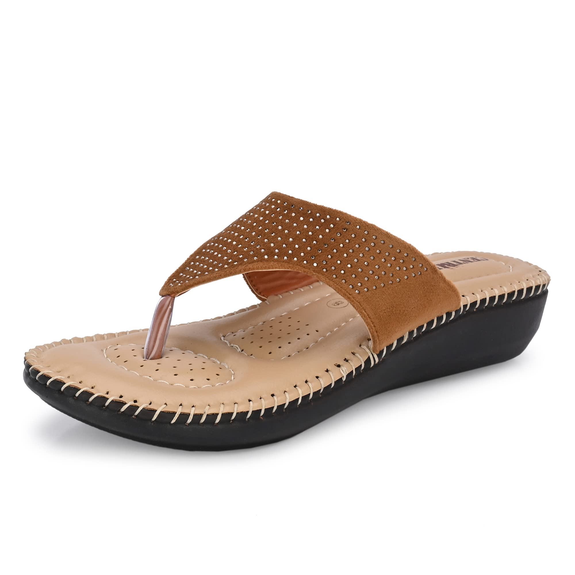 Centrino Brown Sandal for Women 2855-2 (B0BTZ66796) Amazon Price History, Amazon Price Tracker