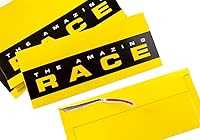 Vista 1 de Amazing Race Sobres amarillos con tira de lágrima para fiesta - Juego de 10