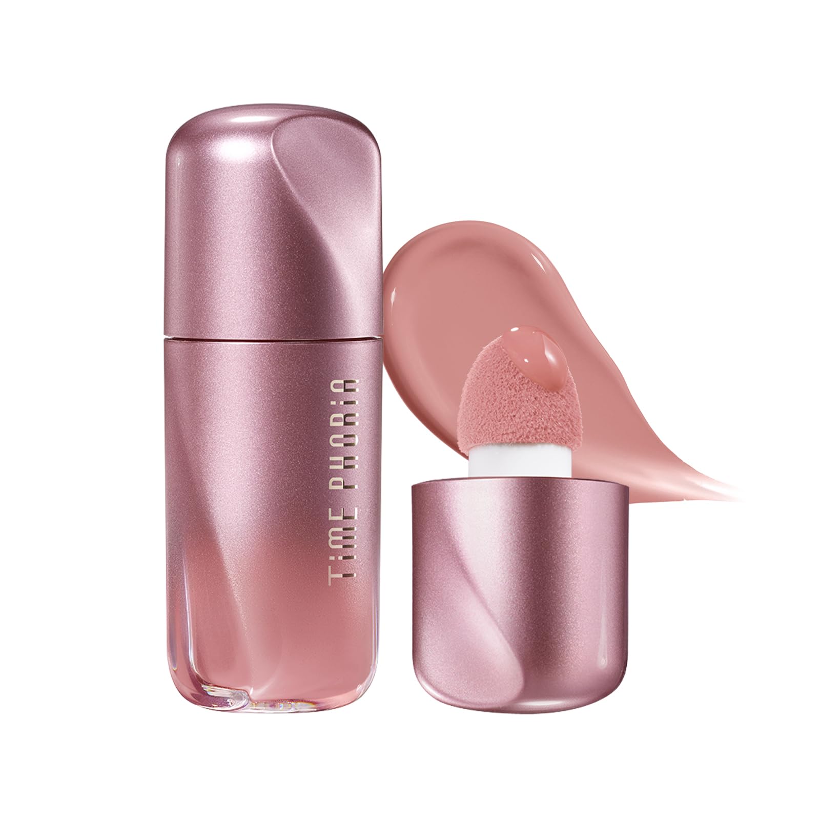 Liquid Blush for Cheeks, Natural Matte Finish, Highly Pigmented Multi-Use Face Blush Makeup, Lightweight and Long-Lasting Lip&Cheek Tint Blush Stick, Easy-to-Blend 10 Dusk Petal