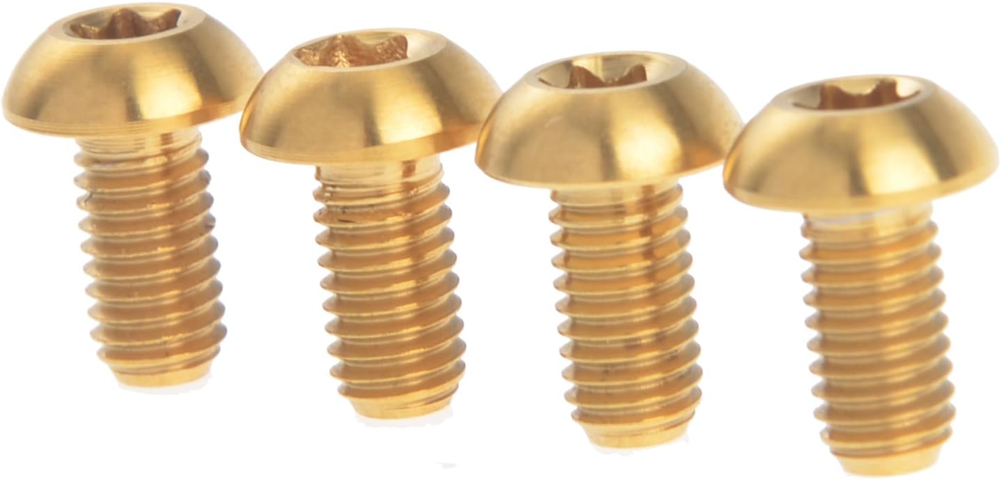Vis à Stigma Titane Gr5 Pour Tige De Vélo - Lot De 6, M5, Longueurs 16/18/20mm - Léger Et Résistant