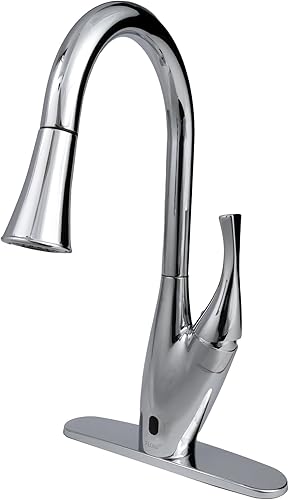 Bio Bidet - Grifo de cocina con sensor de movimiento hecho de níquel cepillado