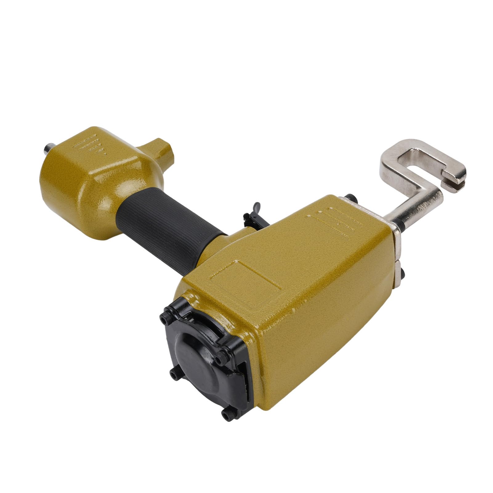Fabater Perforatore Pneumatico, Pinza per Punzonatrice per Chiglia in Acciaio Leggero con Ingresso da 1/4 Pollici con Ago in Acciaio Legato Cr V e Luce Incorporata per la Fabbrica, l'ufficio, la Casa