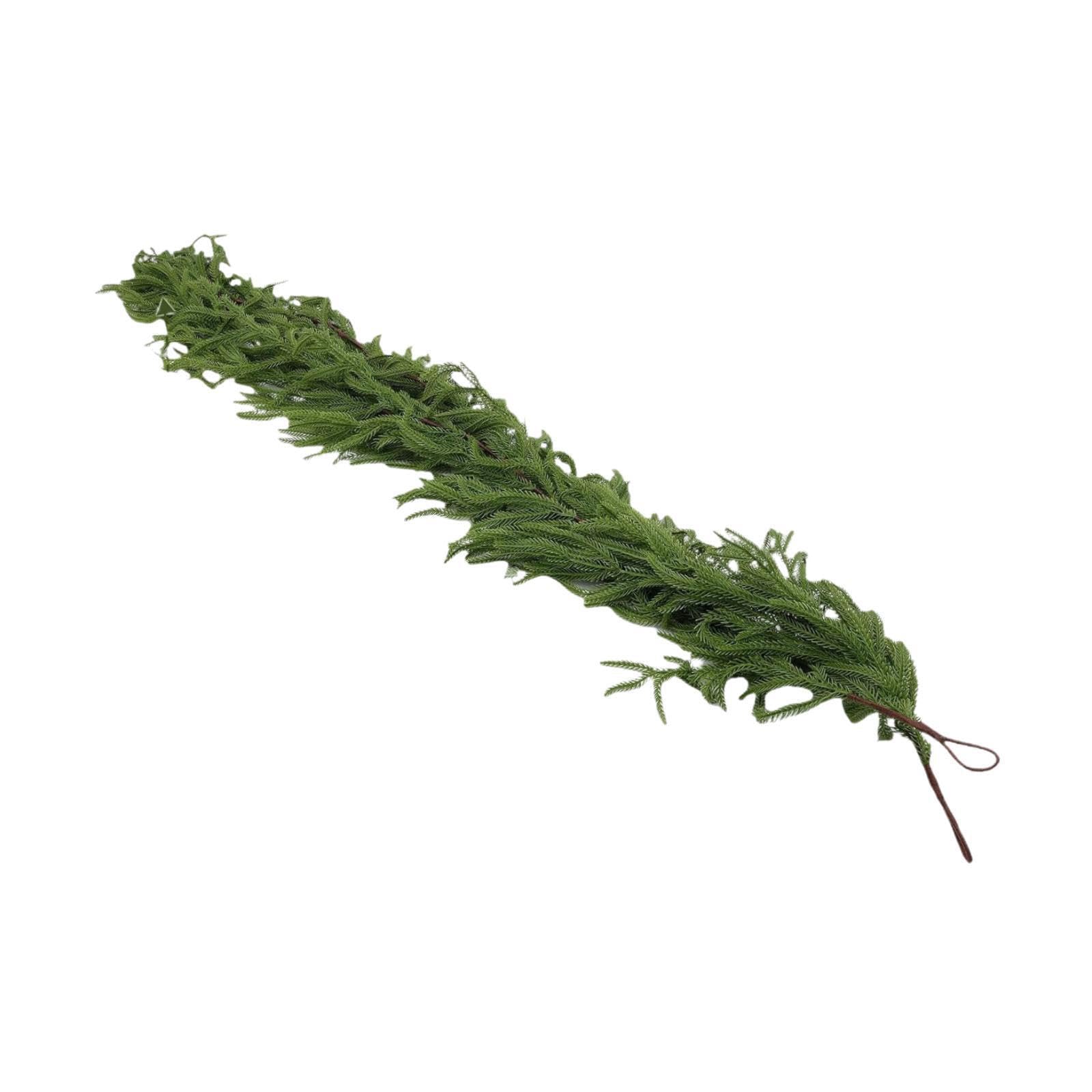 Yixannx Green Christmas Pine Garland Vibrant Indoor Decoration Winter Artificial Garland Centerpiece Enriching Holidays Experience Remarkably Xmas Holiday