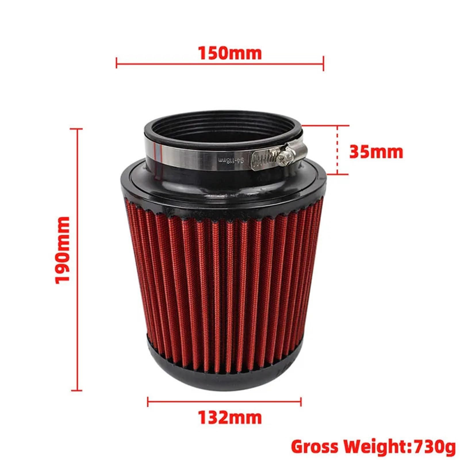 76 mm 7.6 cm 89mm 8.9 cm 102mm 10.2 cm filtr powietrza wlot stożkowy do uniwersalnego sportowego filtra powietrza o wysokim przepływie z dwoma adapterami