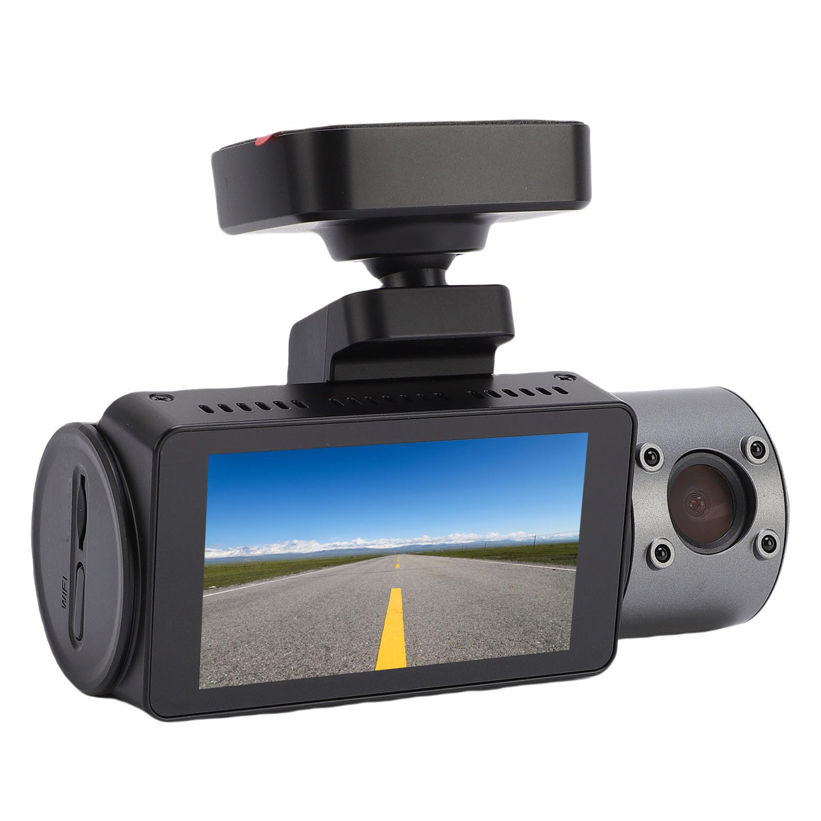 Front 4K Ultra HD i Tylna Taśma Samochodowa 1080p z Wi -Fi, Kamera Deski Rozdzielczej Rejestrowania Pętli, Kąt Szerokości 170 °, Czujnik G, Tryb Parking