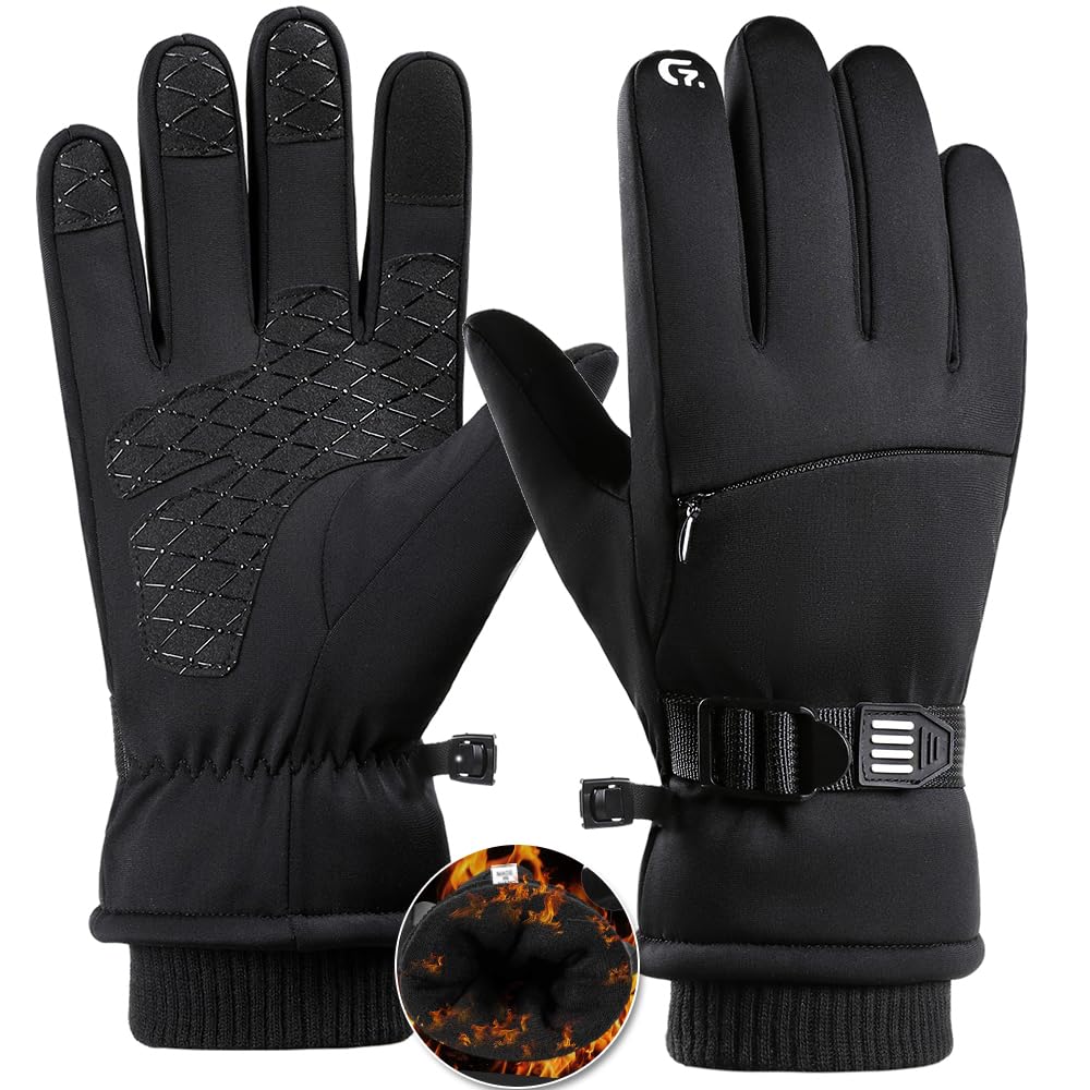 Winter Gloves for Men Women Cold Weather Gloves for Skiing Snow Glove Thermal Waterproof Gloves Windproof Warm Gloves