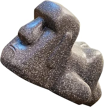 SHOWERORO Box Home Decor Dresser Decor Storage Boxes Decorative Moai Napkin Box Home Decor Tissue Holder Dispenser Paper Towel Holder Tissue Box Resin Paper Holder Black Vintage