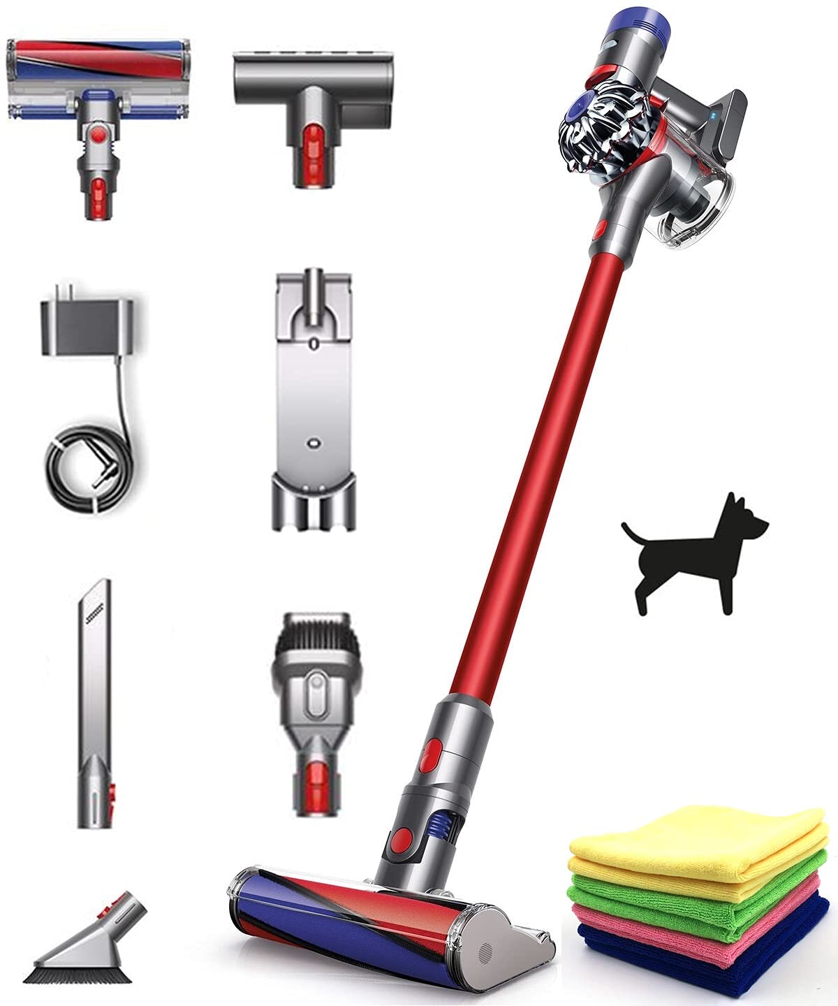 Buy Premium Dyson V8 Fluffy Lightweight HEPA Cordless Stick Vacuum