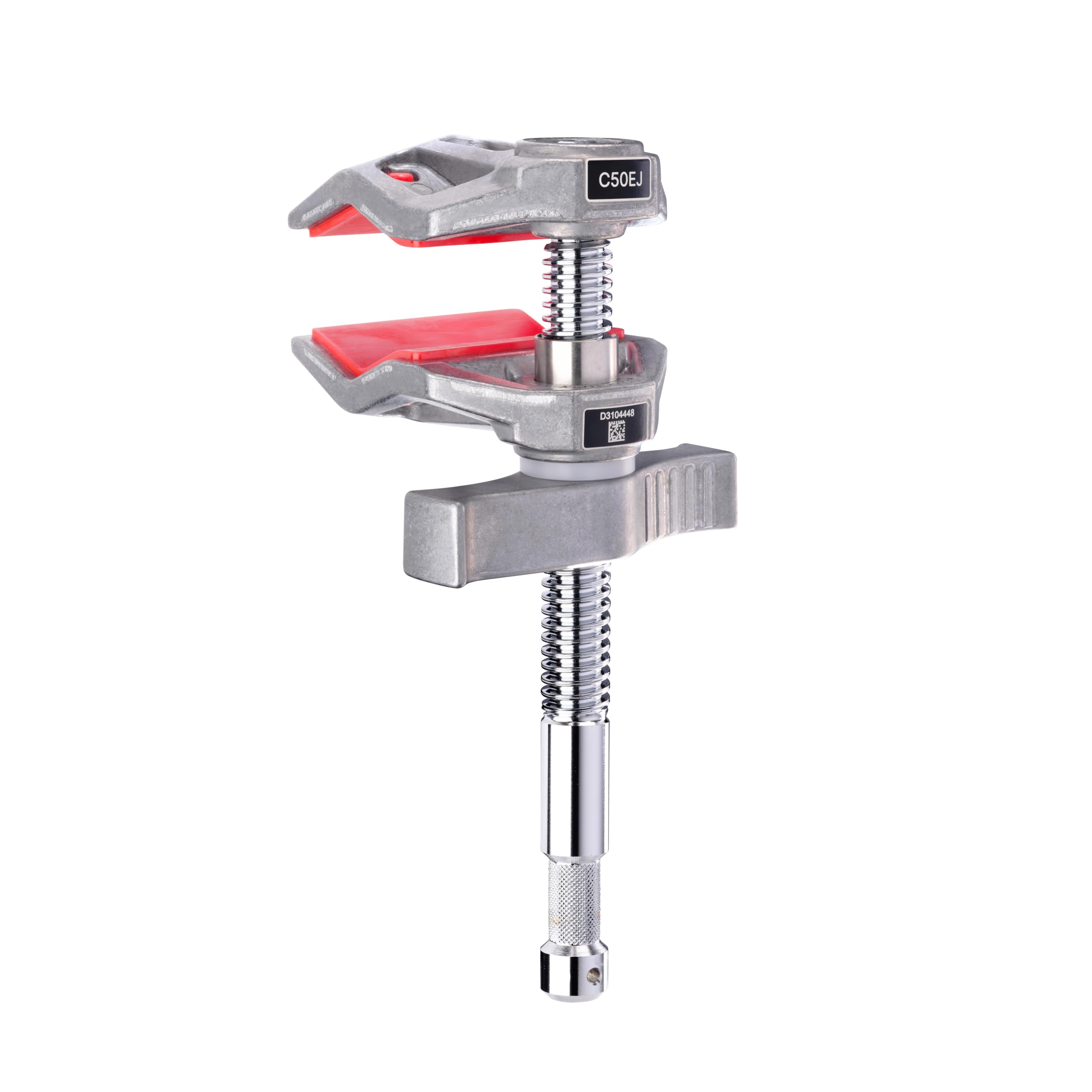 Manfrotto 2" Schraubzwinge mit Backen - Hochbelastbare Schraubzwinge mit Backen - 2" / 5cm Öffnungskapazität - 50 kg maximale Nutzlast - 5/8" / 16 mm Baby Pin - C50EJ