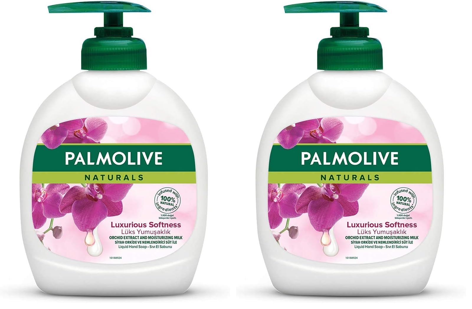 Palmolive Naturals Siyah Orkide İpeksi Yumuşaklık Nemlendirici Sıvı El Sabunu (300 ml) 2li paket